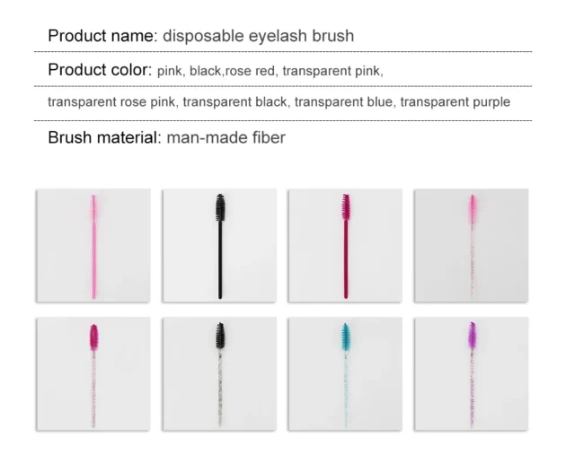 50Pcs Disposable Eyelash & Eyebrow Brushes - Image 21