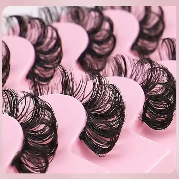 10 Pairs 3D Mink False Eyelashes - Image 4