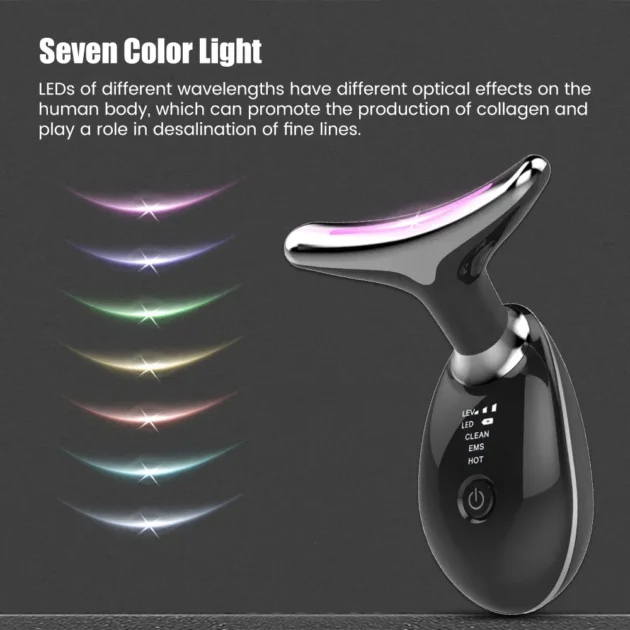 Neck Massager LED Skin Tightening Beauty Device - Image 2