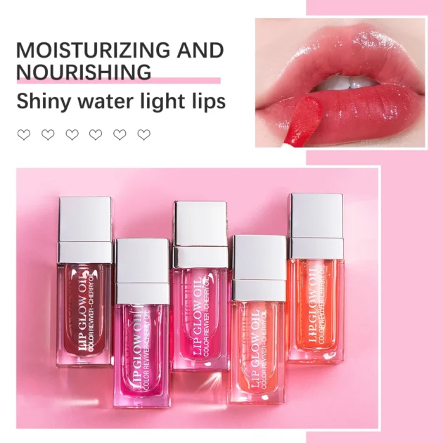 Moisturizing Lip Oil Gloss Plumping Care - Image 5