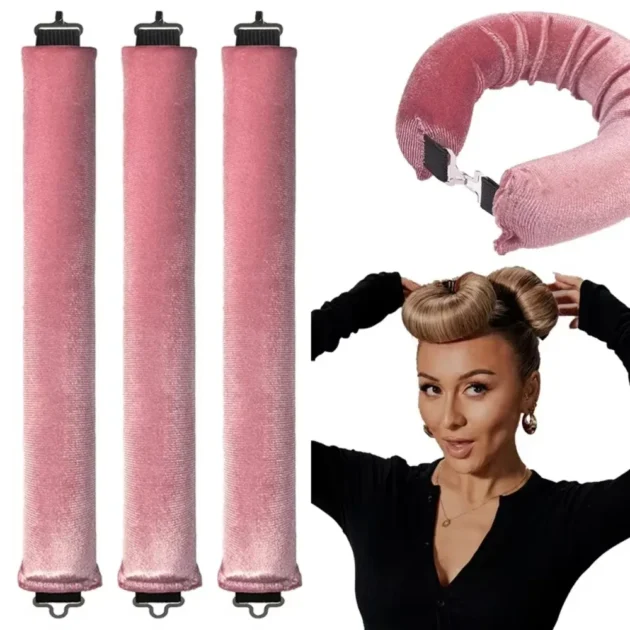 Heatless Hair Curlers Curling Rod Headband - Image 22