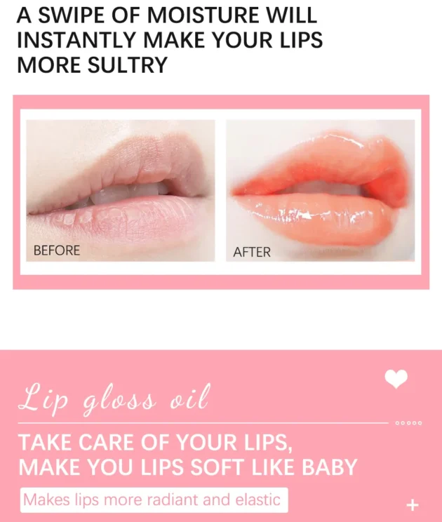 Moisturizing Lip Oil Gloss Plumping Care - Image 17