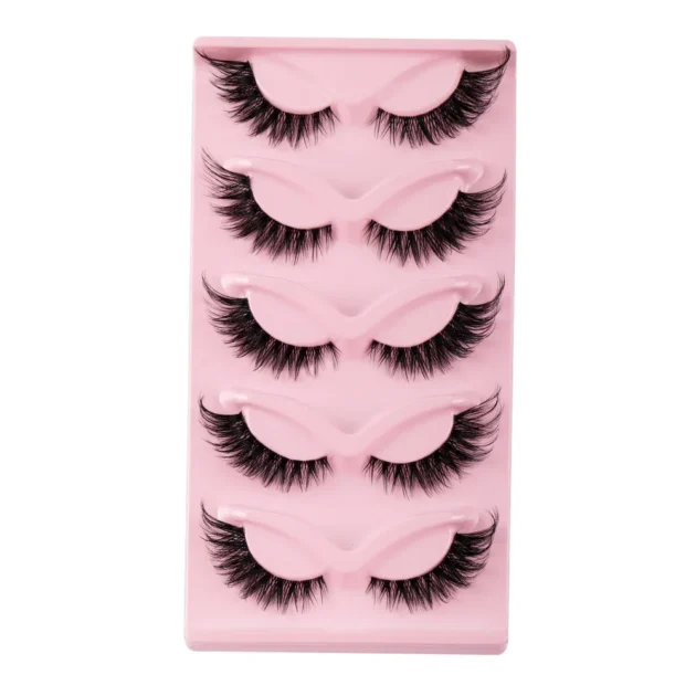 5 Pairs Cat Eye Faux Mink Lashes - Image 6