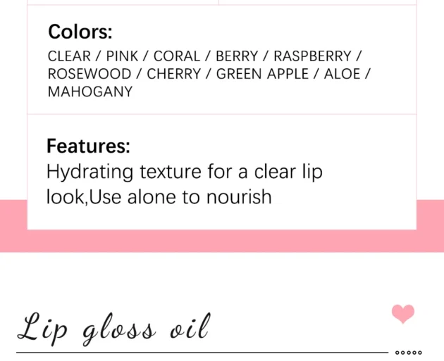 Moisturizing Lip Oil Gloss Plumping Care - Image 16