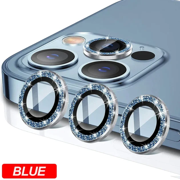 Diamond Metal Camera Lens Protector for iPhone 11-15 Series - Image 9