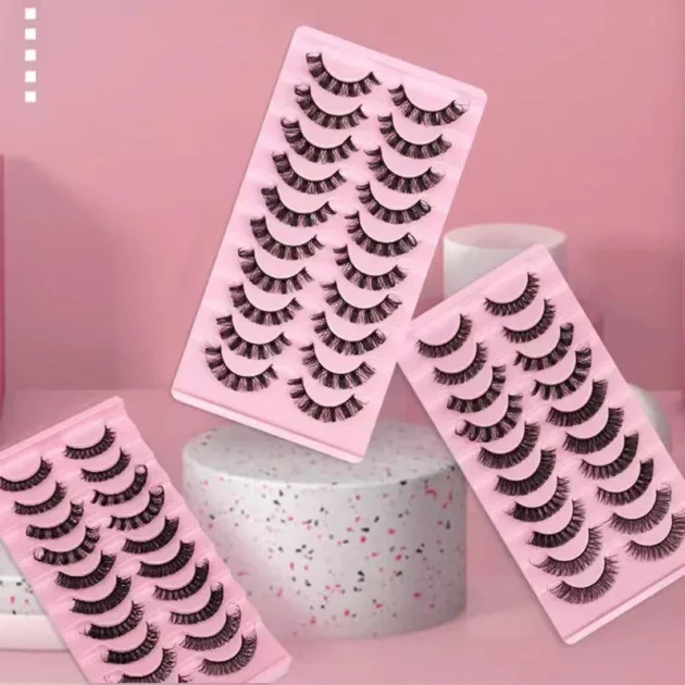 10 Pairs 3D Mink False Eyelashes - Image 5