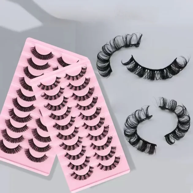 10 Pairs 3D Mink False Eyelashes