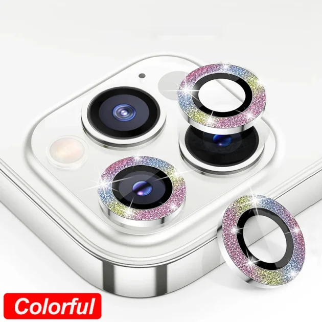 Diamond Metal Camera Lens Protector for iPhone 11-15 Series - Image 13