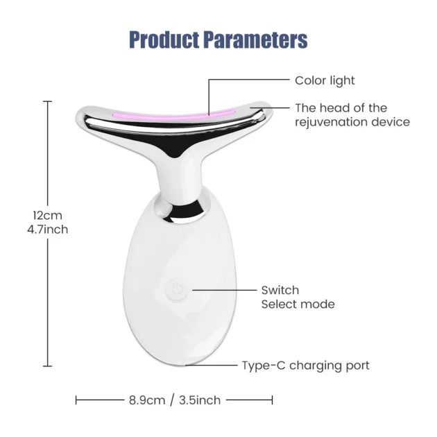 Neck Massager LED Skin Tightening Beauty Device - Image 13