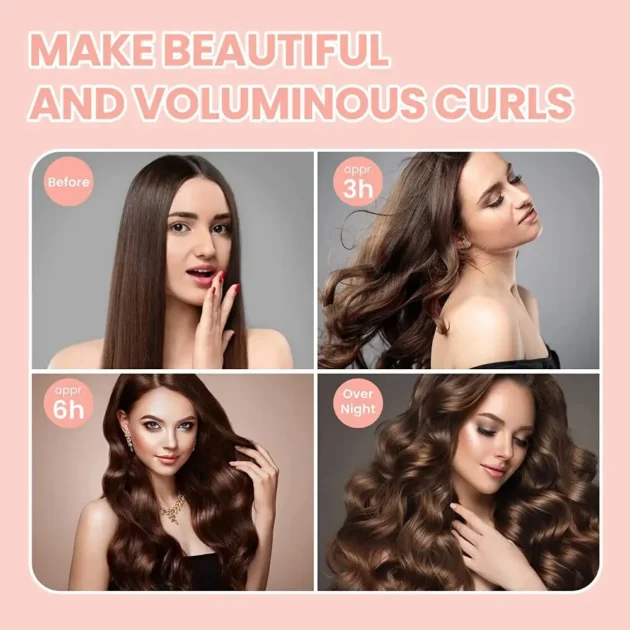 Heatless Hair Curlers Curling Rod Headband - Image 23