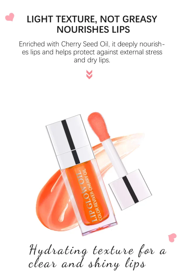 Moisturizing Lip Oil Gloss Plumping Care - Image 19