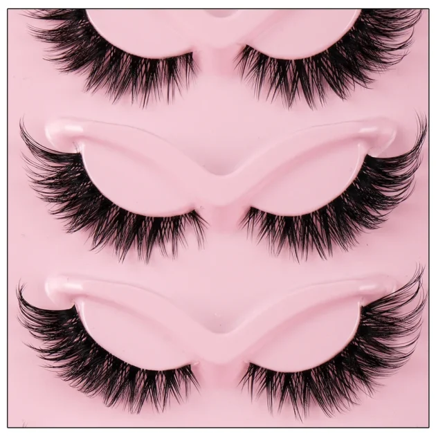 5 Pairs Cat Eye Faux Mink Lashes - Image 3