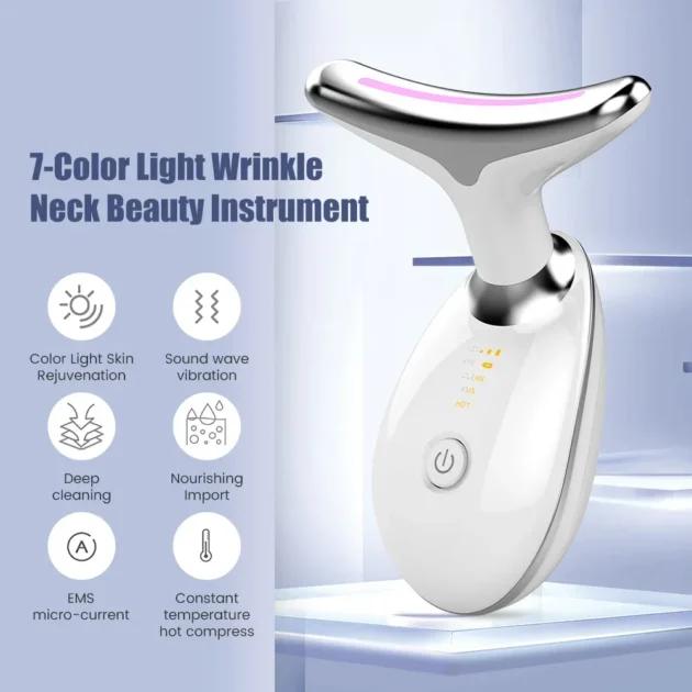 Neck Massager LED Skin Tightening Beauty Device - Image 11