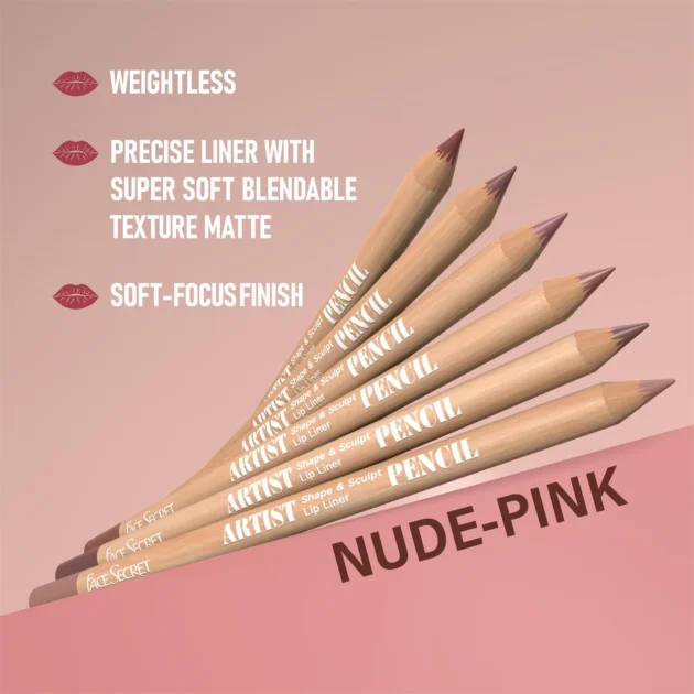 Face Secret Artist Lip Liner Set – Precise, Soft & Matte Sculpting Pencils - Image 14