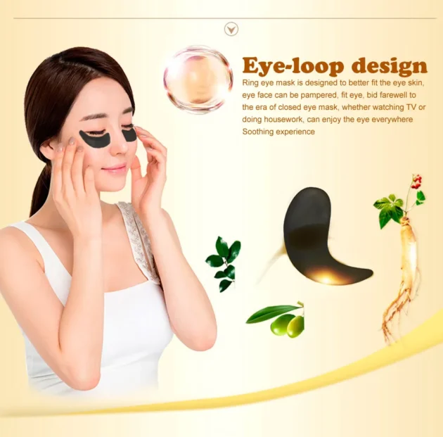 20Pcs Gold Collagen Crystal Eye Mask, Firming & Moisturizing Eye Patches - Image 14