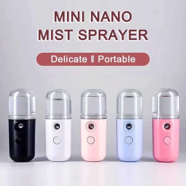 30ml Mini Nano Facial Steamer Rechargeable Portable Hydrating Sprayer