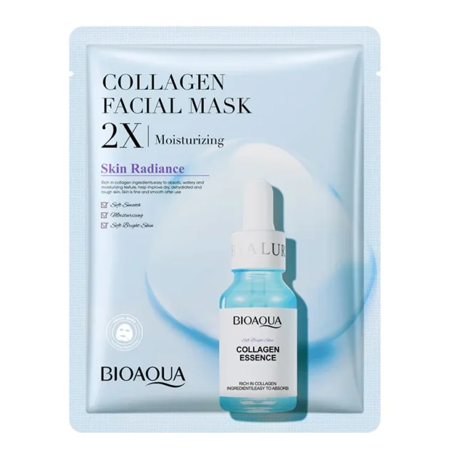 20pcs BIOAQUA Centella Collagen Face Mask for Moisturizing & Hydration - Image 10