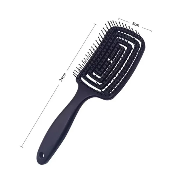 Elastic Hollow Hair Brush – Scalp Massage & Fast Drying Detangler - Image 14