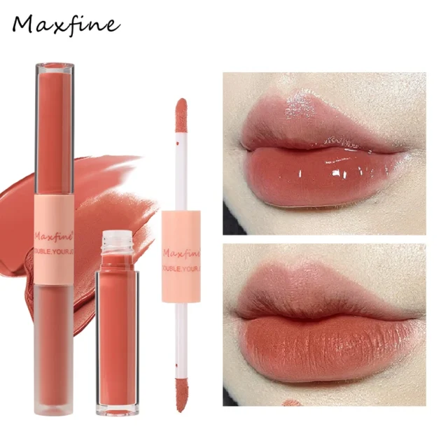 Dual-End Lip Glaze – Matte & Glossy, Long-Lasting & Moisturizing - Image 6