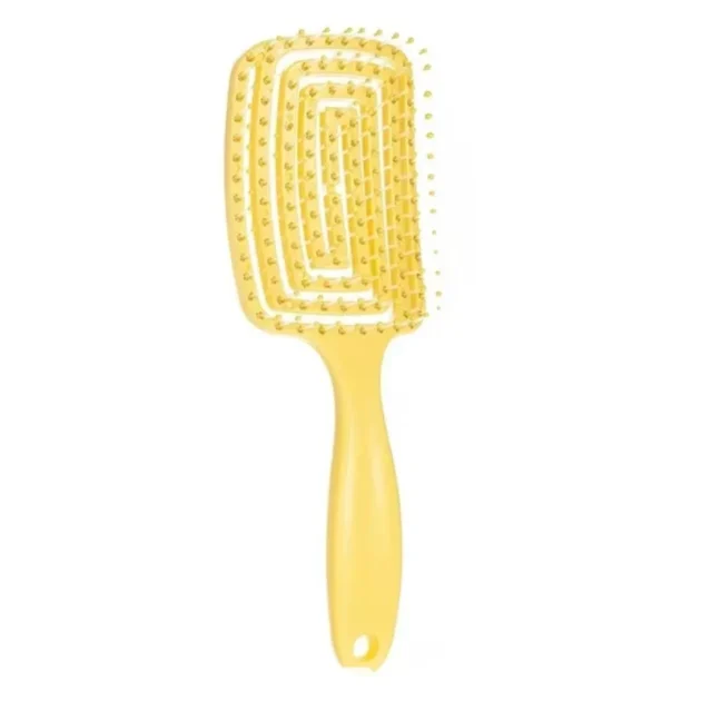 Elastic Hollow Hair Brush – Scalp Massage & Fast Drying Detangler - Image 18