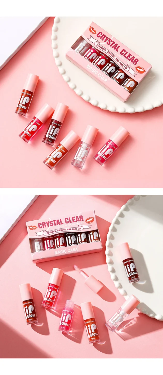 MAGIC CASA 6pcs Hydrating Jelly Lip Oil – Moisturizing & Long-Lasting Shine - Image 19