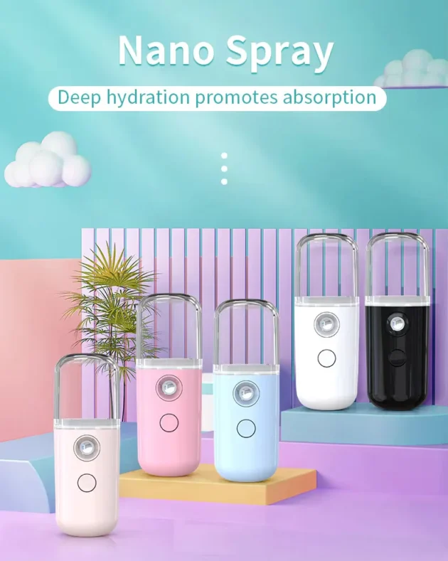 30ml Mini Nano Facial Steamer Rechargeable Portable Hydrating Sprayer - Image 12