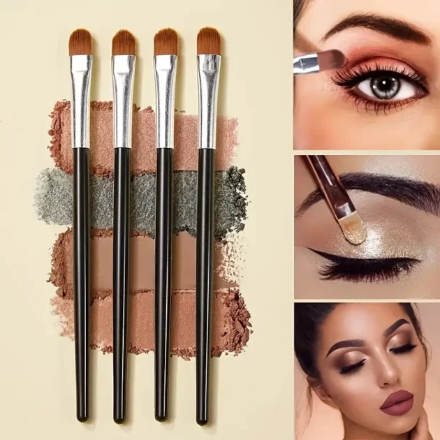 Professional Soft Makeup Brush Set – Foundation, Powder, Eyeshadow, Blending & Beauty Tools - Image 22