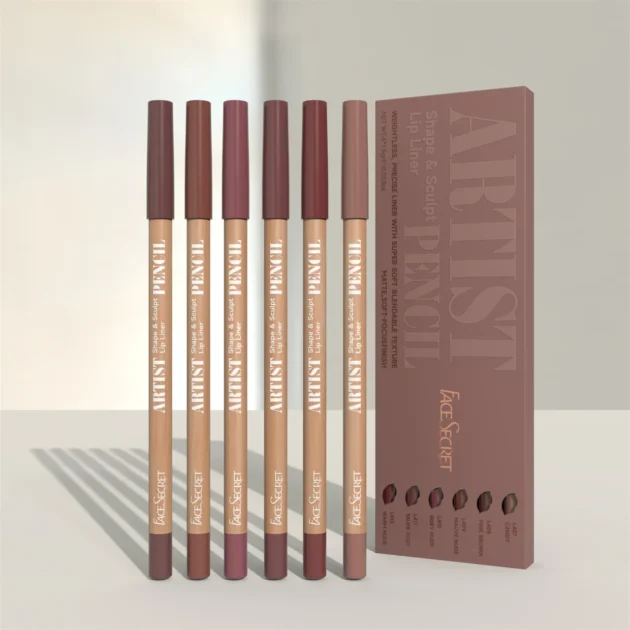 Face Secret Artist Lip Liner Set – Precise, Soft & Matte Sculpting Pencils - Image 3