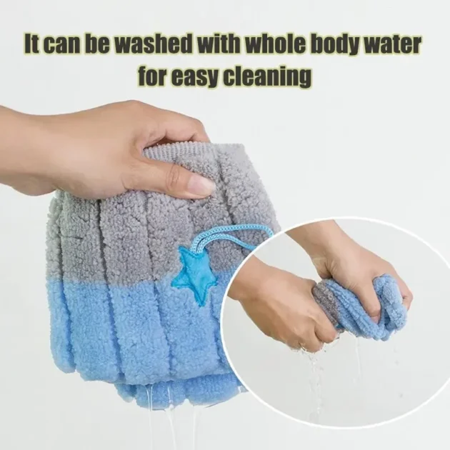 Stitched Color Portable Knitted Toilet Mat Washable Antifreeze Cover - Image 4