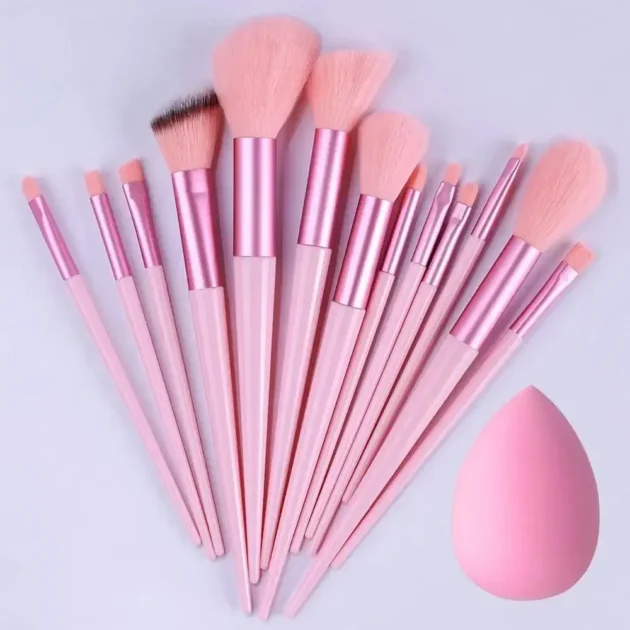 Professional Soft Makeup Brush Set – Foundation, Powder, Eyeshadow, Blending & Beauty Tools - Image 31