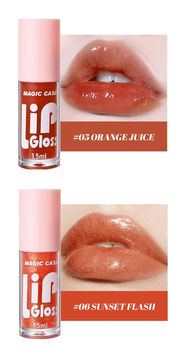 MAGIC CASA 6pcs Hydrating Jelly Lip Oil – Moisturizing & Long-Lasting Shine - Image 18