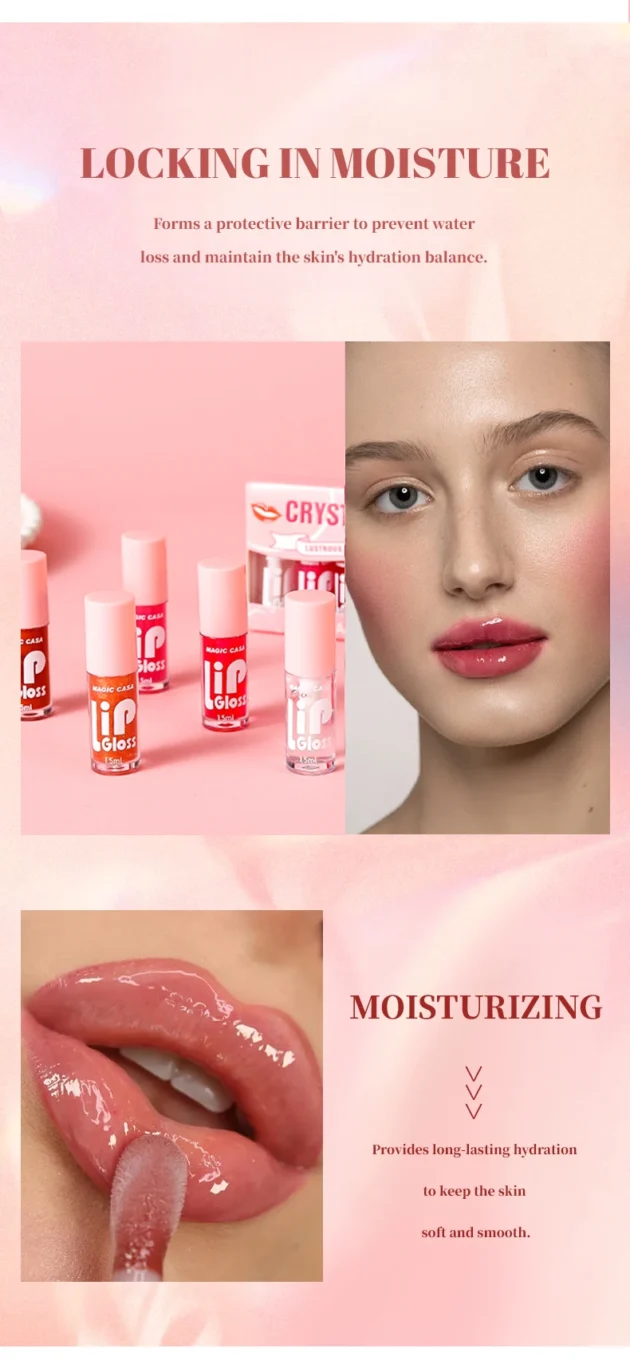 MAGIC CASA 6pcs Hydrating Jelly Lip Oil – Moisturizing & Long-Lasting Shine - Image 11