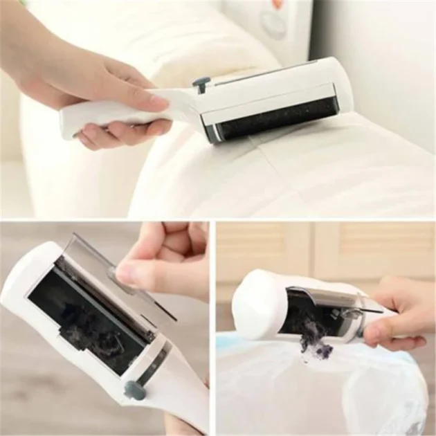 Electrostatic Lint Remover Brush for Pet Hair & Dust Cleaning - Image 2