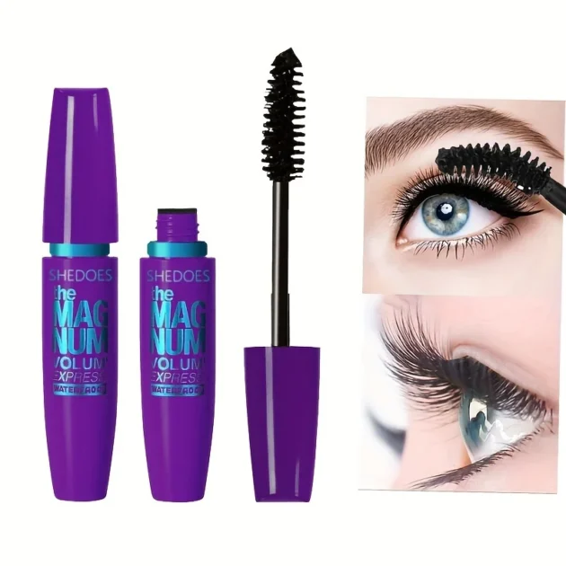 4D Waterproof Black Mascara - Thickening, Lengthening, Curling - Image 5