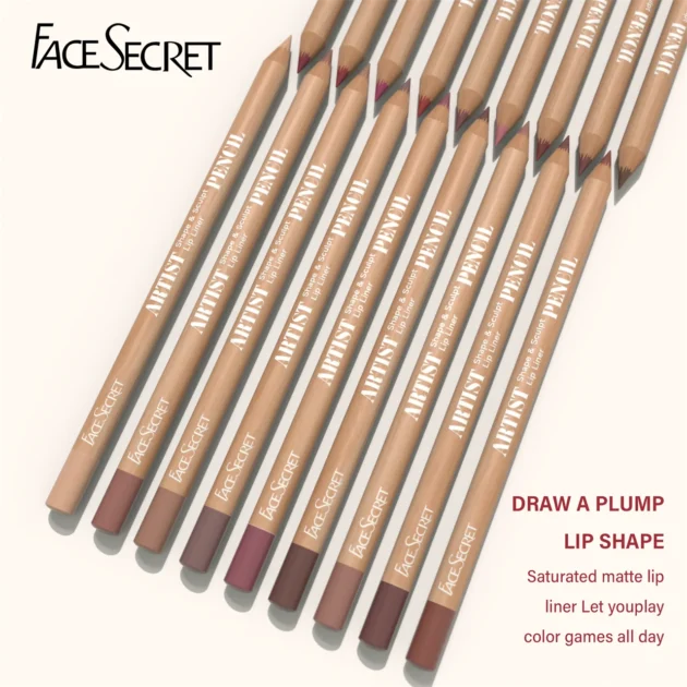 Face Secret Artist Lip Liner Set – Precise, Soft & Matte Sculpting Pencils - Image 16