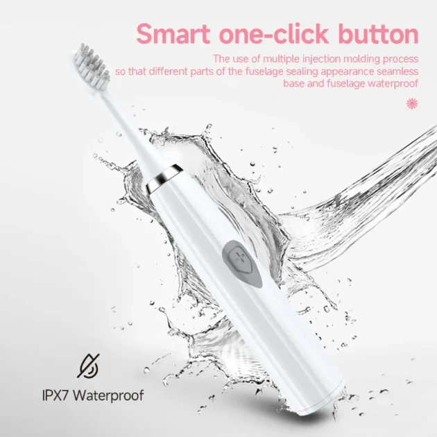 Portable Electric Toothbrush – Soft Bristles, Waterproof, Long Battery Life - Image 5