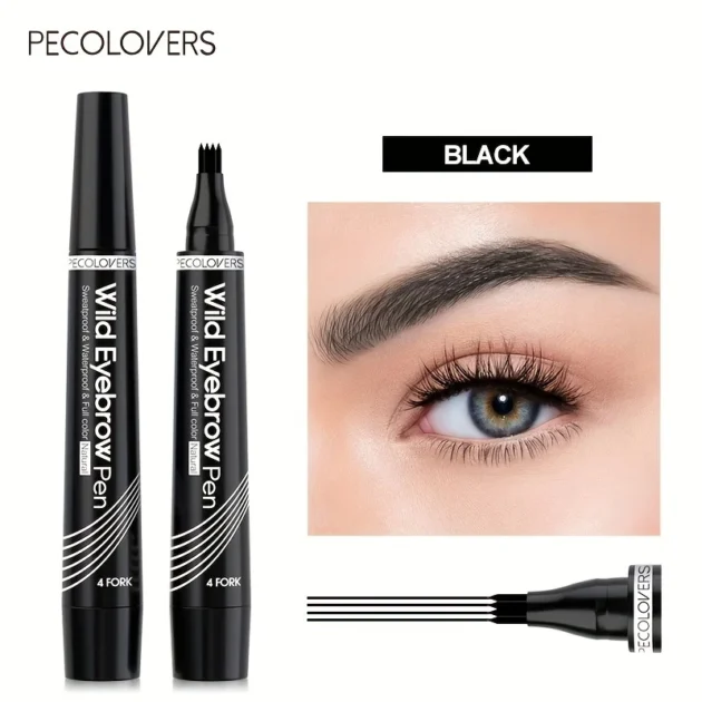 Waterproof 4-Tip Eyebrow Tattoo Pen - Image 9