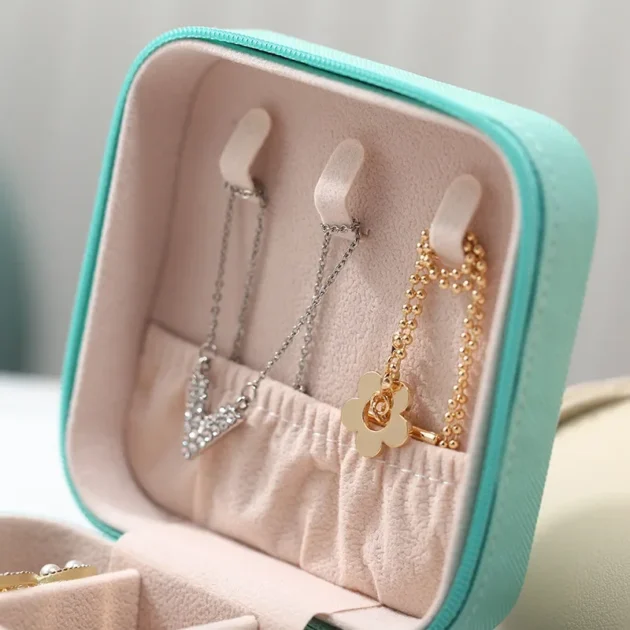 Portable Mini Travel Jewelry Storage Box - Image 6