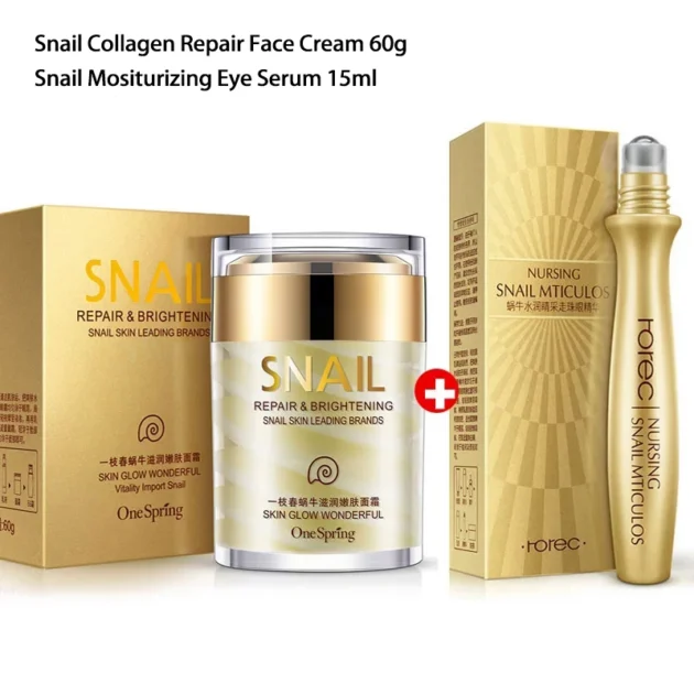 Snail Collagen Skincare Set – Anti-Aging, Whitening, Dark Circle & Eye Bag Removal - Image 8