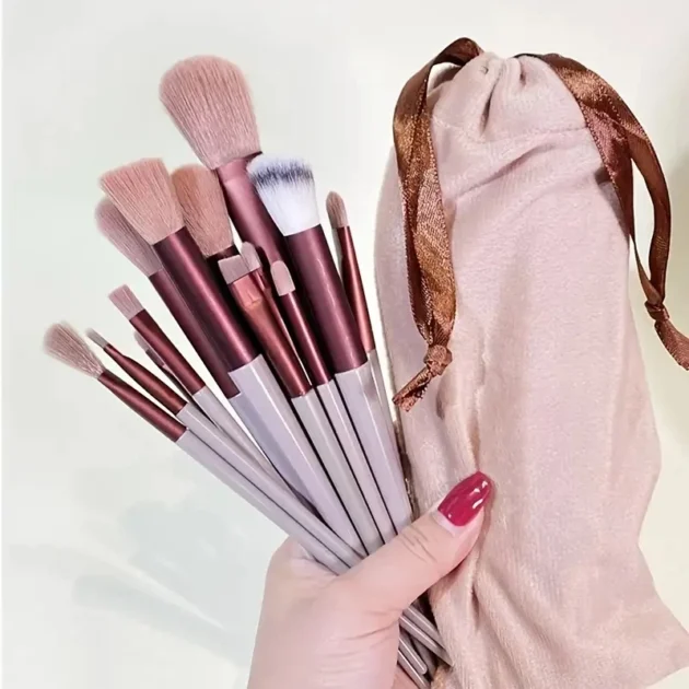 Professional Soft Makeup Brush Set – Foundation, Powder, Eyeshadow, Blending & Beauty Tools - Image 24