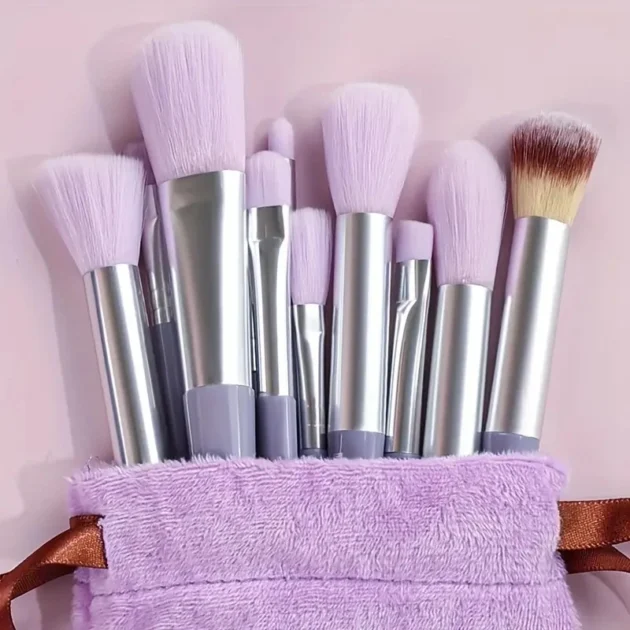 Professional Soft Makeup Brush Set – Foundation, Powder, Eyeshadow, Blending & Beauty Tools - Image 21