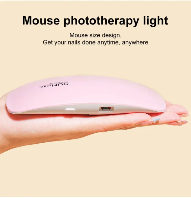 6W Mini UV Nail Dryer Lamp with USB Cable for Home Use - Image 10