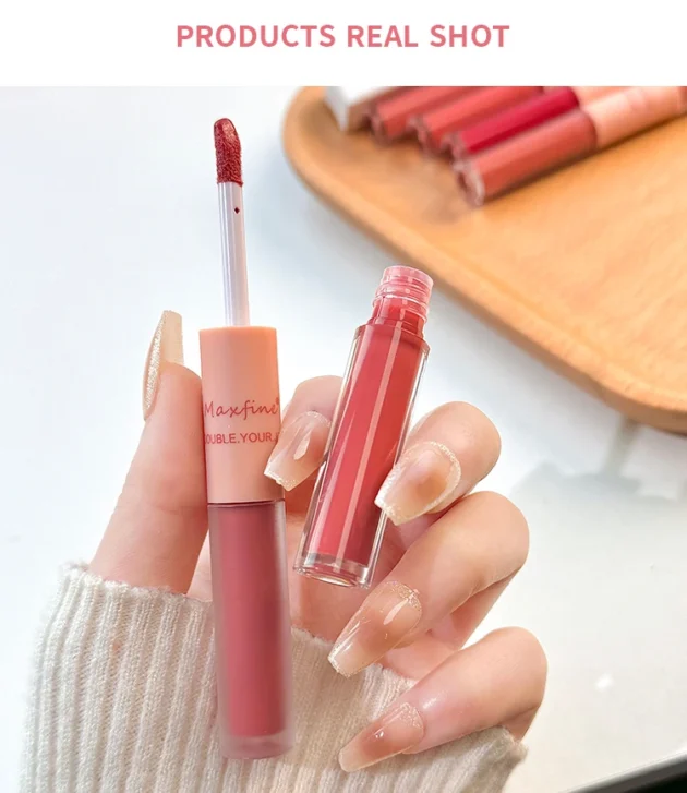 Dual-End Lip Glaze – Matte & Glossy, Long-Lasting & Moisturizing - Image 23