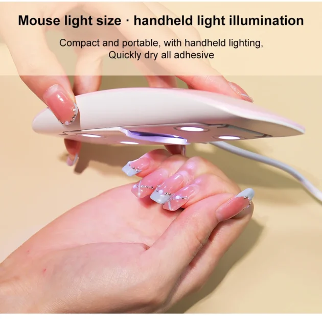 6W Mini UV Nail Dryer Lamp with USB Cable for Home Use - Image 13