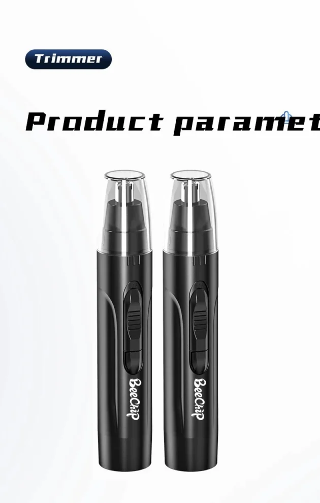 Black Electric Nose Hair Trimmer – Painless, Professional Trimmer for Men & Women - Image 14