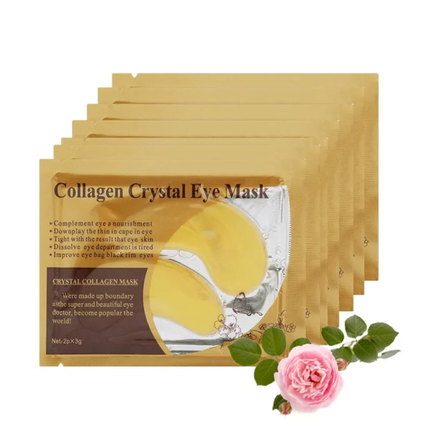 20Pcs Gold Collagen Crystal Eye Mask, Firming & Moisturizing Eye Patches - Image 4