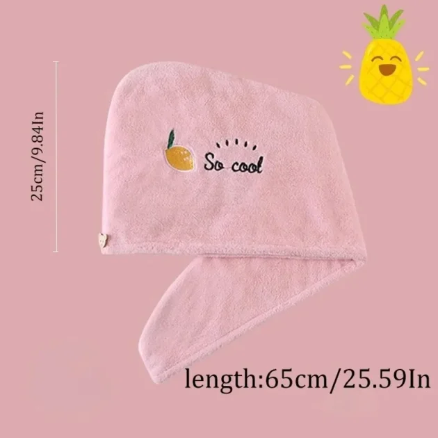 Quick Dry Hair Towel Super Absorbent Soft Wrap for Women - Image 6