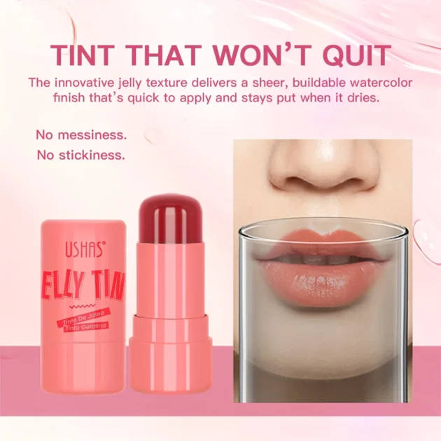 3-in-1 Jelly Blush Stick | Lip Balm, Blush & Eyeshadow - Image 3