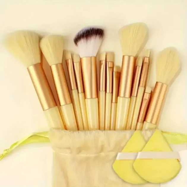 Professional Soft Makeup Brush Set – Foundation, Powder, Eyeshadow, Blending & Beauty Tools - Image 14