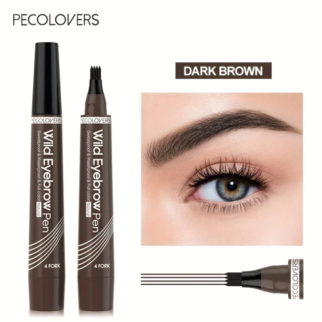 Waterproof 4-Tip Eyebrow Tattoo Pen - Image 8